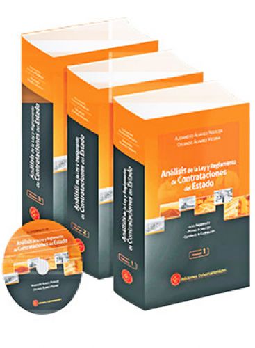 ANALISIS DE LA LEY Y REGLAMENTO DE CONTRATACIONES Y ADQUISICIONES DEL ESTADO (III Tomos y CD-ROM) ANALISIS DE LA LEY Y REGLAMENTO DE CONTRATACIONES Y ADQUISICIONES DEL ESTADO (III Tomos y CD-ROM)