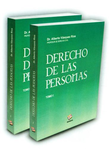 DERECHO DE LAS PERSONAS (2 tomos)