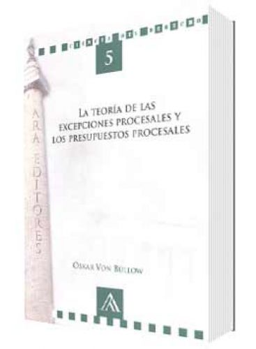 LA TEORÍA DE LAS EXCEPCIONES PROCESALES Y LOS PRESUPUESTOS PROCESALES LA TEORÍA DE LAS EXCEPCIONES PROCESALES Y LOS PRESUPUESTOS PROCESALES