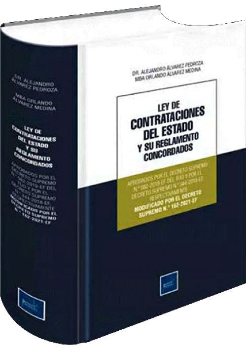 LEY DE CONTRATACIONES DEL ESTADO Y SU REGLAMENTO CONCORDADOS 2022 LEY DE CONTRATACIONES DEL ESTADO Y SU REGLAMENTO CONCORDADOS 2022