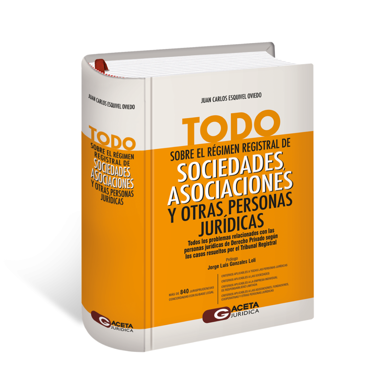 REGIMEN REGISTRAL DE SOCIEDADES ASOCIACIONES Y OTRAS PERSONAS JURIDICAS (Juan Carlos Esquivel Oviedo) REGIMEN REGISTRAL DE SOCIEDADES ASOCIACIONES Y OTRAS PERSONAS JURIDICAS (Juan Carlos Esquivel Oviedo)