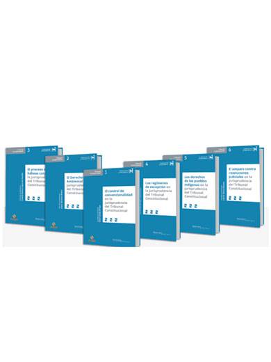 CUADERNOS DE JURISPRUDENCIA DEL TRIBUNAL CONSTITUCIONAL - 6 Tomos CUADERNOS DE JURISPRUDENCIA DEL TRIBUNAL CONSTITUCIONAL - 6 Tomos