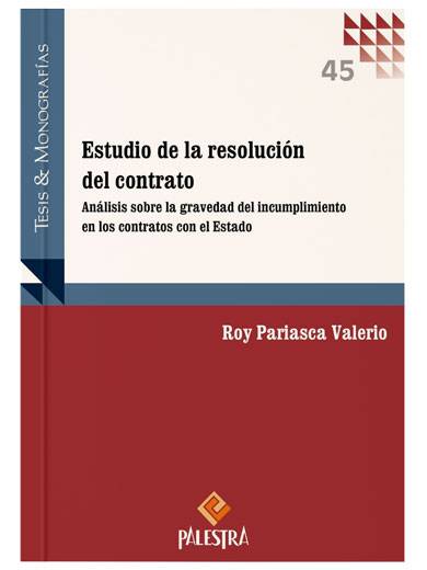 ESTUDIO DE LA RESOLUCIÓN DEL CONTRATO