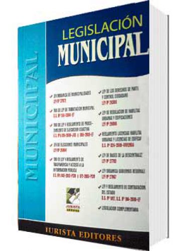 LEGISLACIÓN MUNICIPAL LEGISLACIÓN MUNICIPAL
