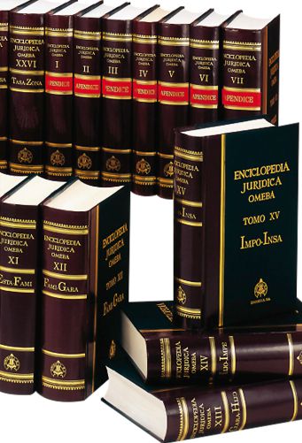 Enciclopedia Jurídica Omeba. 26 tomos + 11 apéndices de actualización