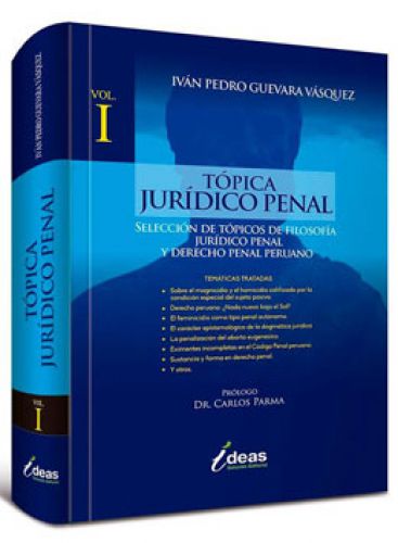 TÓPICA JURÍDICO PENAL. VOLUMEN I TÓPICA JURÍDICO PENAL. VOLUMEN I