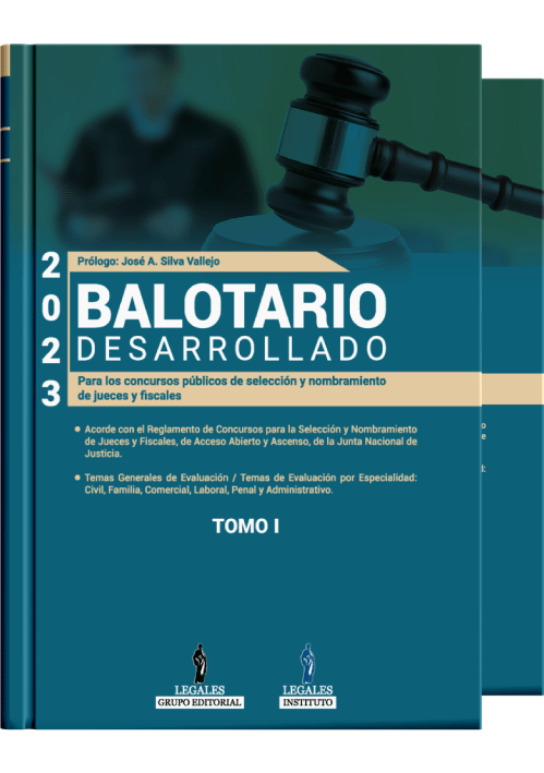 BALOTARIO DESARROLLADO 2024 - 2025 (2 tomos)