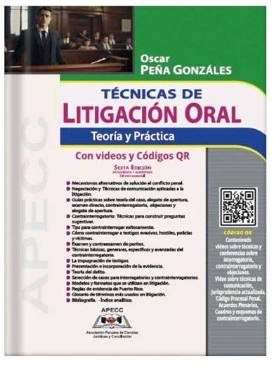 TÉCNICAS DE LITIGACIÓN ORAL TEORÍA Y ..