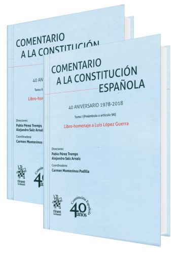 COMENTARIO A LA CONSTITUCIÓN ESPAÑOLA ..