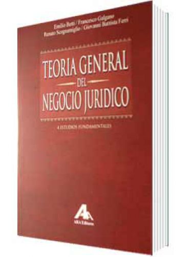 TEORIA GENERAL DEL NEGOCIO JURIDICO..